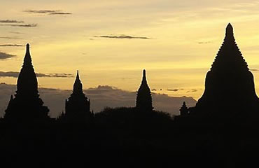 Temples at dawn