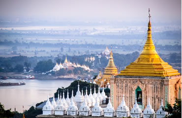 Panoramic view from Mandalay Hill